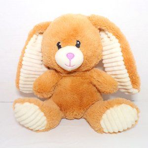 Spark Create Imagine Brown Bunny Floppy Ears Rabbit Plush Chime Rattle Easter